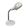 Lampe de bureau flexible métal blanc années 70/80