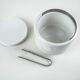 Stelton Ice Bucket in White with Steel Detail, Danish Design, 1970s
