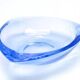 Plat bleu art deco c7f bohemia