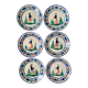 Henriot Quimper dessert service