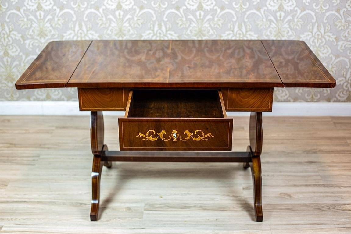 Antique Biedermeier Living Room Set, 1890s, Set of 7