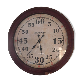 Industrial style wall clock