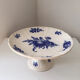 Ancienne coupe sur pied, compotier en terre de fer Villeroy & Boch
