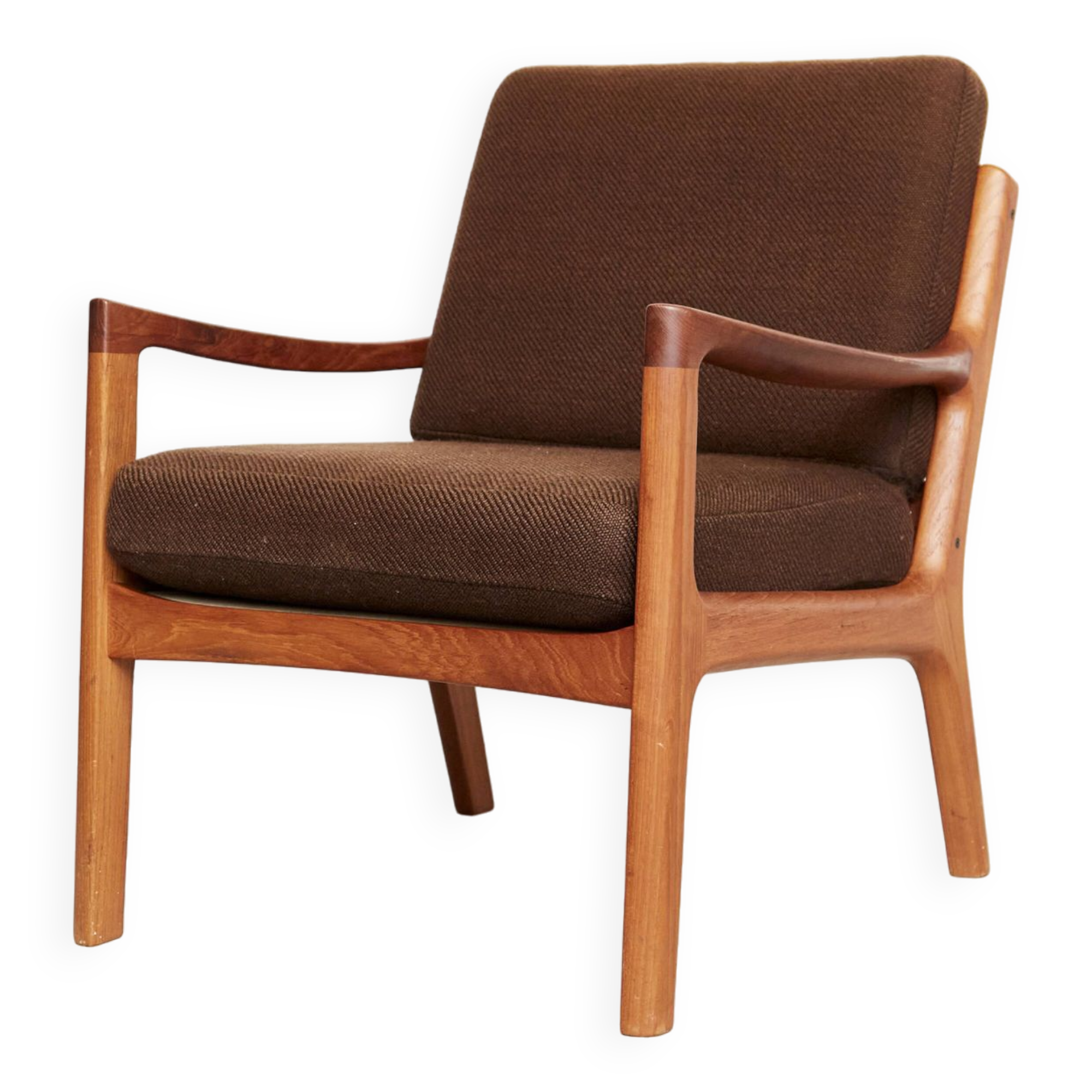 Fauteuil "Senator" du milieu du siècle par Ole Wanscher pour France & Søn