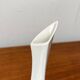 White sculptural German vase from the mid-century by Peter Müller for Sgrafo Modern, 1960s.