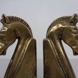 Brass Horse Bookends, 1960s, Set of 2