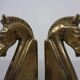 Brass Horses Bookends, 1960s, Set of 2