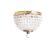 Miniature Chrystal Glass Pendant lamp 1950s France