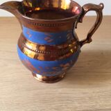 Set of 3 pitchers in jersey faience