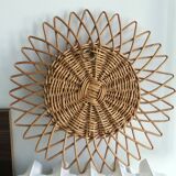 Sun rattan mirror 30cm