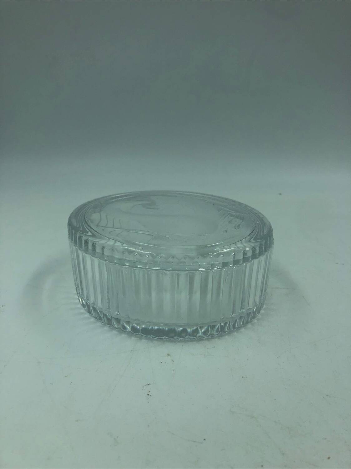Antique crystal candy box
