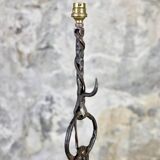 Brutalist floor lamp chain