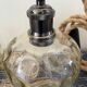 Set of two vintage electric chiseled glass handhelds