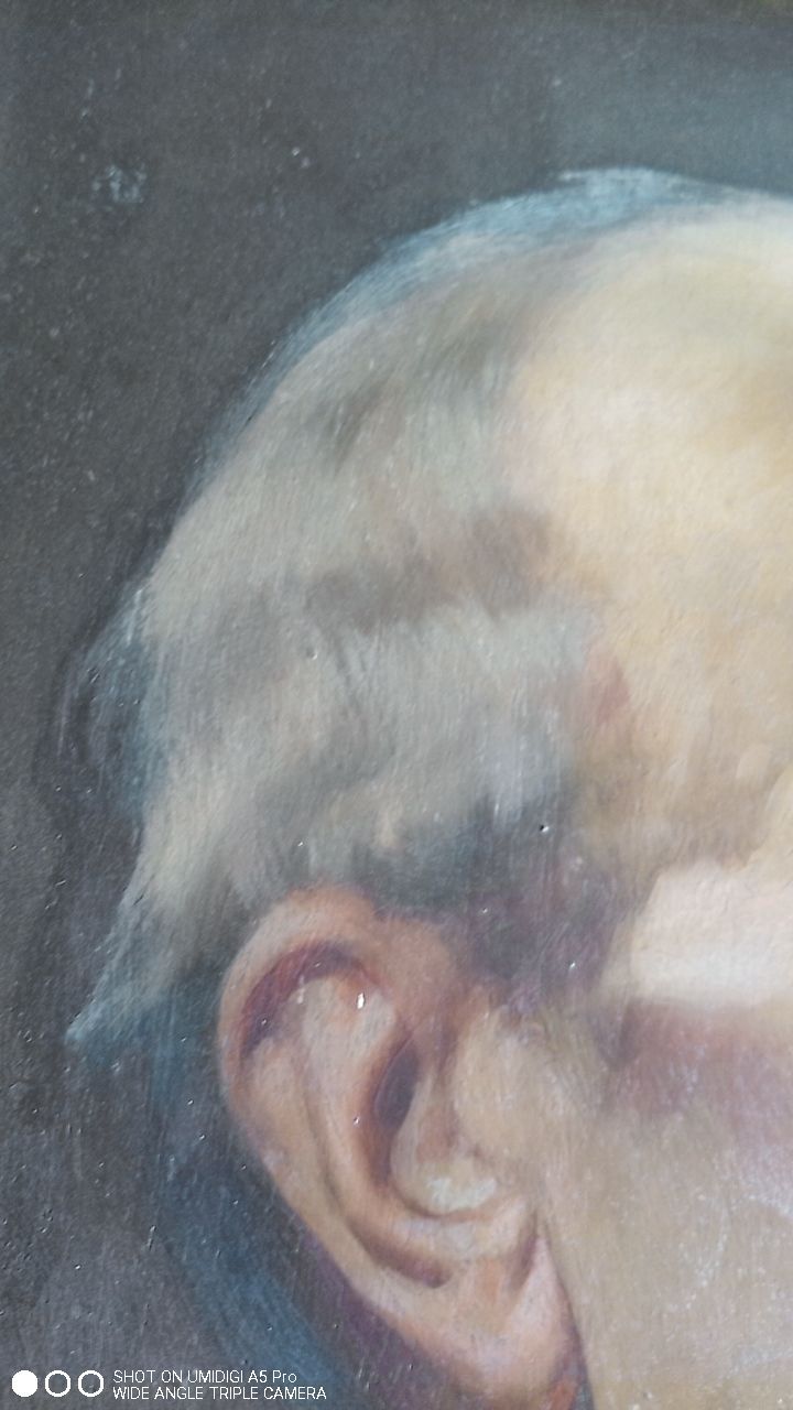 Portrait oil on panel