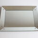 Art Deco box mirror with scalloped edges France 1930s