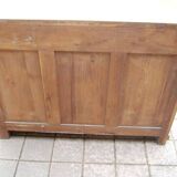 Art Nouveau period sideboard in walnut and walnut burl from the 1900s, Nancy school