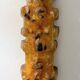 Matius Totem French Pop Art wall lights, sculpture, 1970