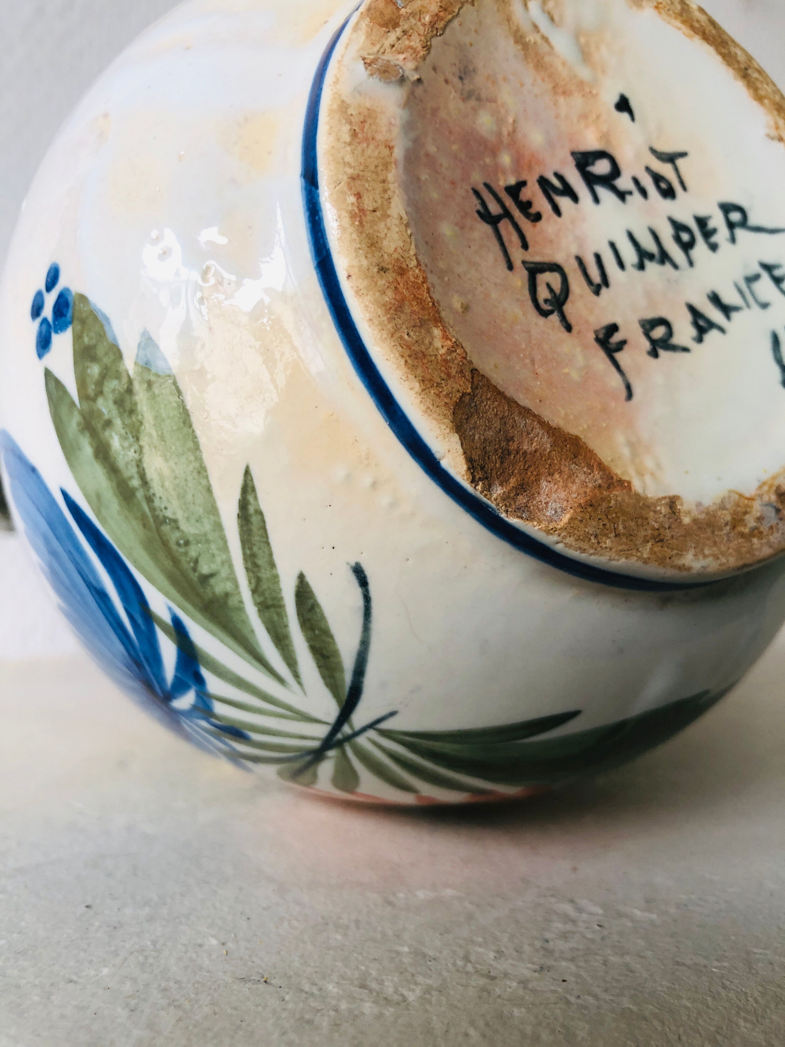 Vase Henriot Quimper