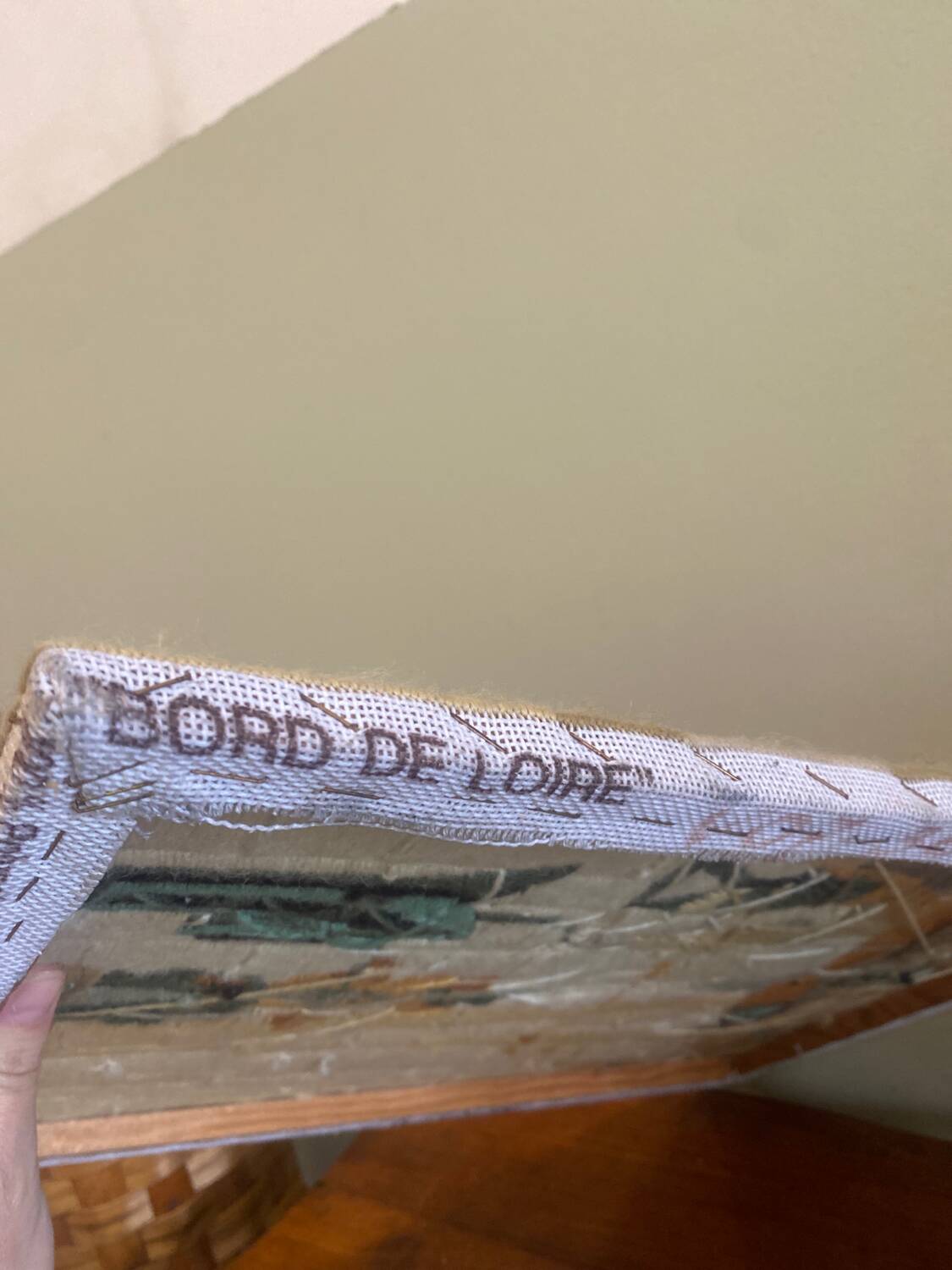 Vintage wool tapestry