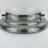 Art Deco opaline glass globe wall light, ceiling light