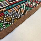 Large Vintage Turkish Kilim Rug 350x195 cm Wool Jajim Kelim