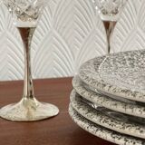 4 Castelforte dessert plates.