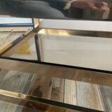 Table Basse « G » par Belgo Chrom plaqué Or 23kt