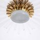 Radiant glass tube chandelier. Contemporary design.