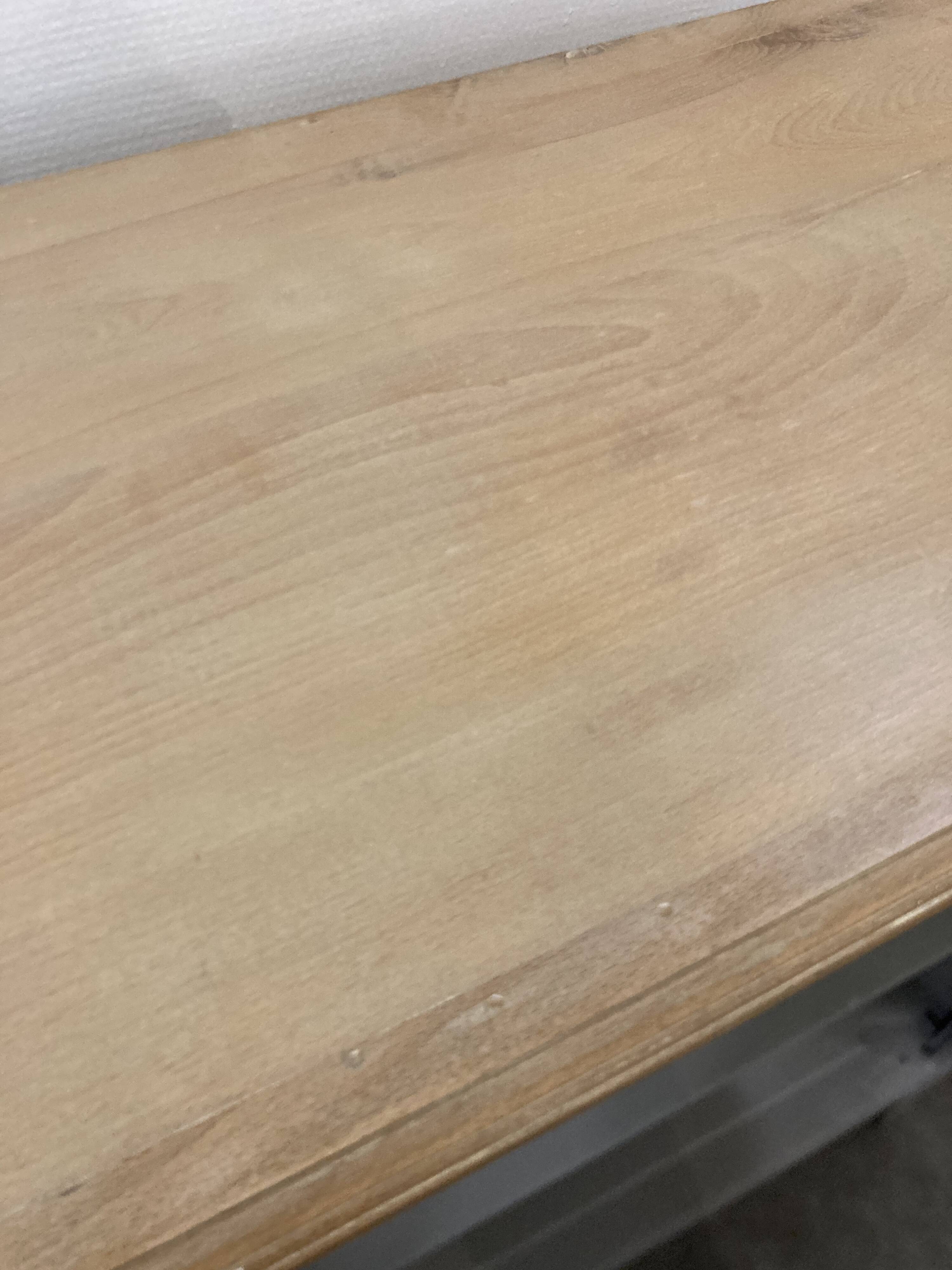 Ash Grey Art Deco Open Sideboard