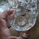 12 cut crystal glasses on stems – 1930s-1950s