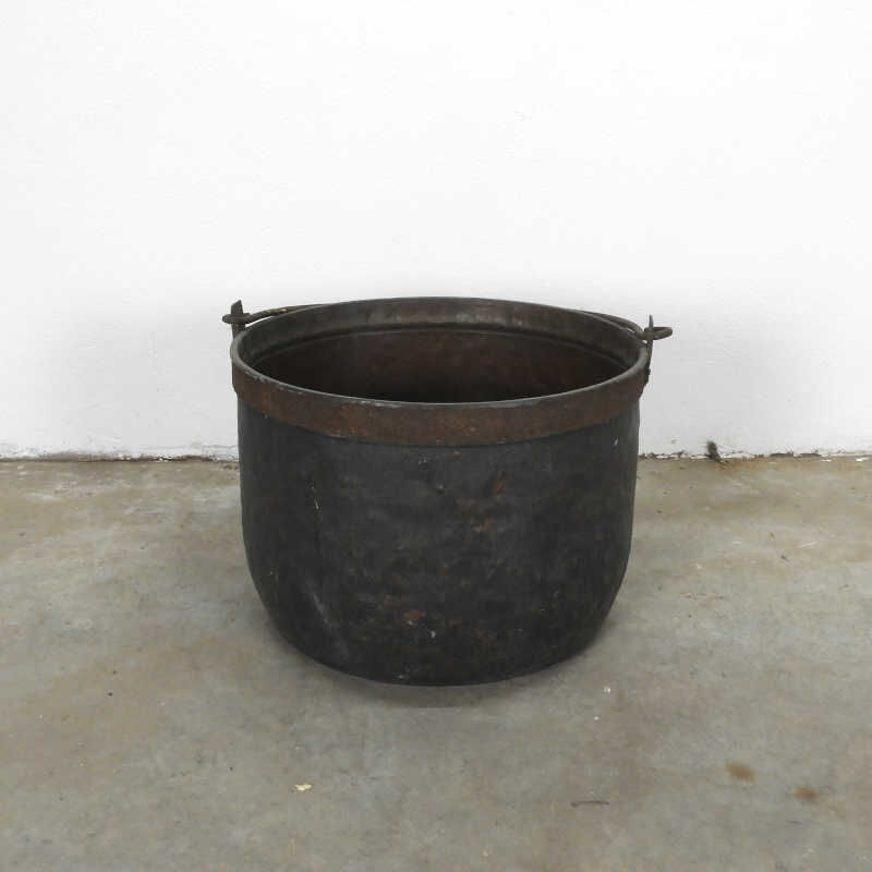 Antique copper kettle