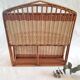 Porte lettre osier vintage