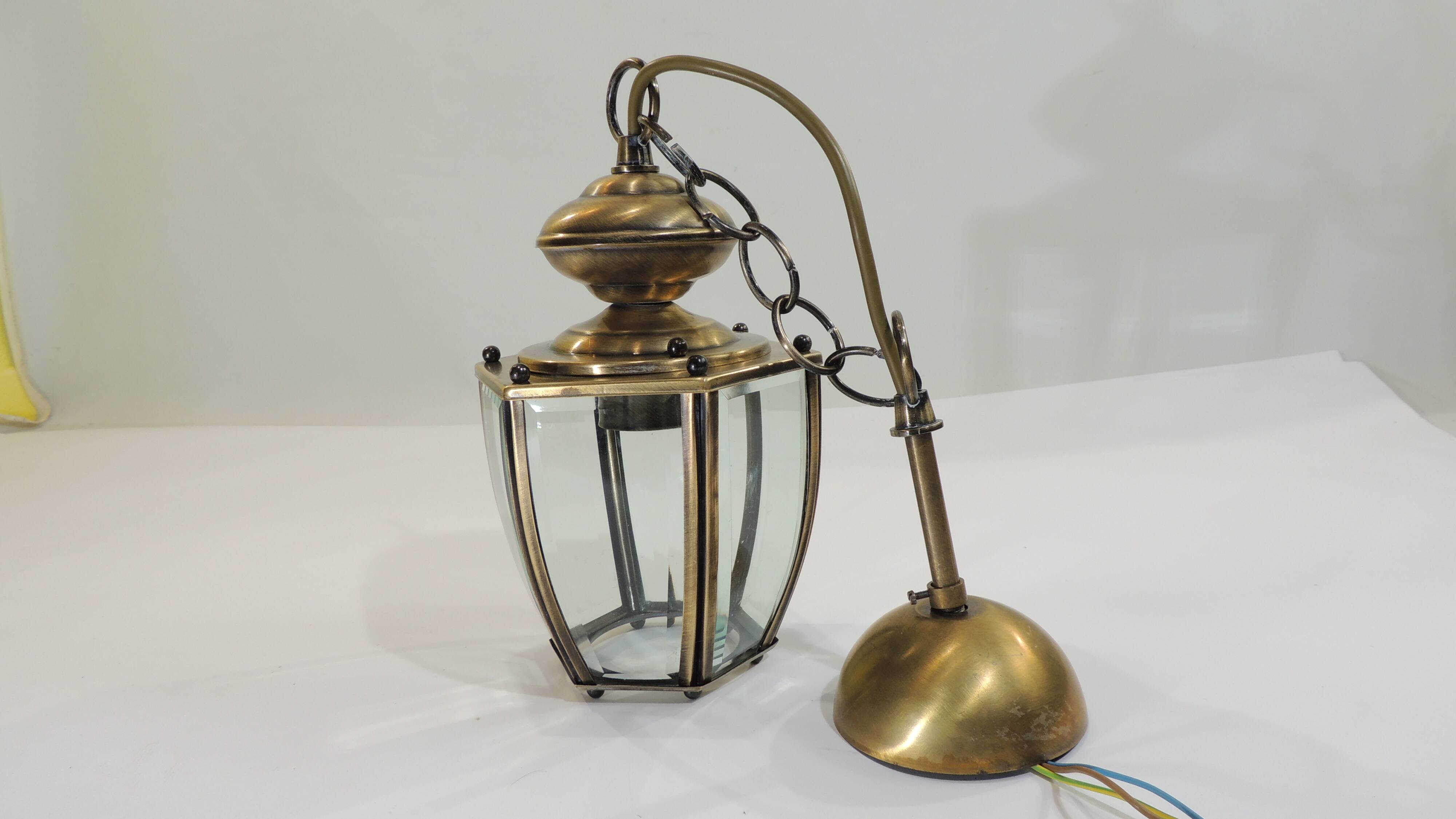 Old 6-sided brass/vintage lantern