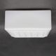 1970s Milky Glass Square Ceiling Light, Czechoslovakia