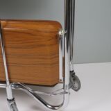 Desserte pliante Dinett par Bremshey – design mid-century, Allemagne