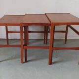 Solid teak pull out tables