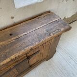 Established former brutalist console oak pine