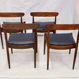 4-Pack Scandinavian chairs 1960
