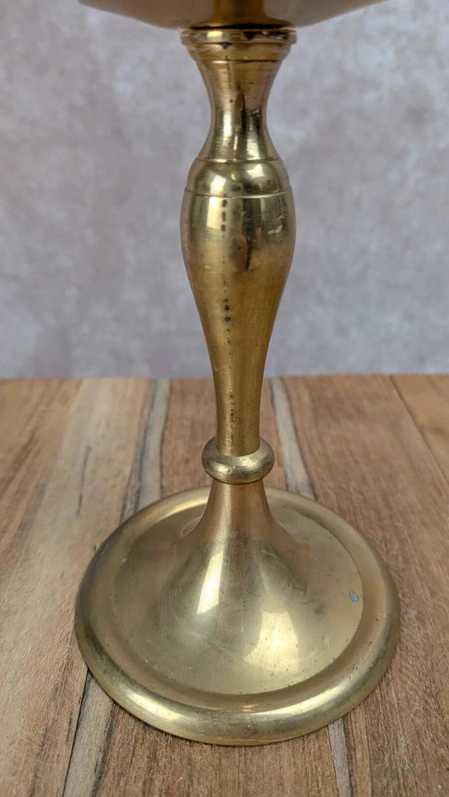 Antique brass candlestick