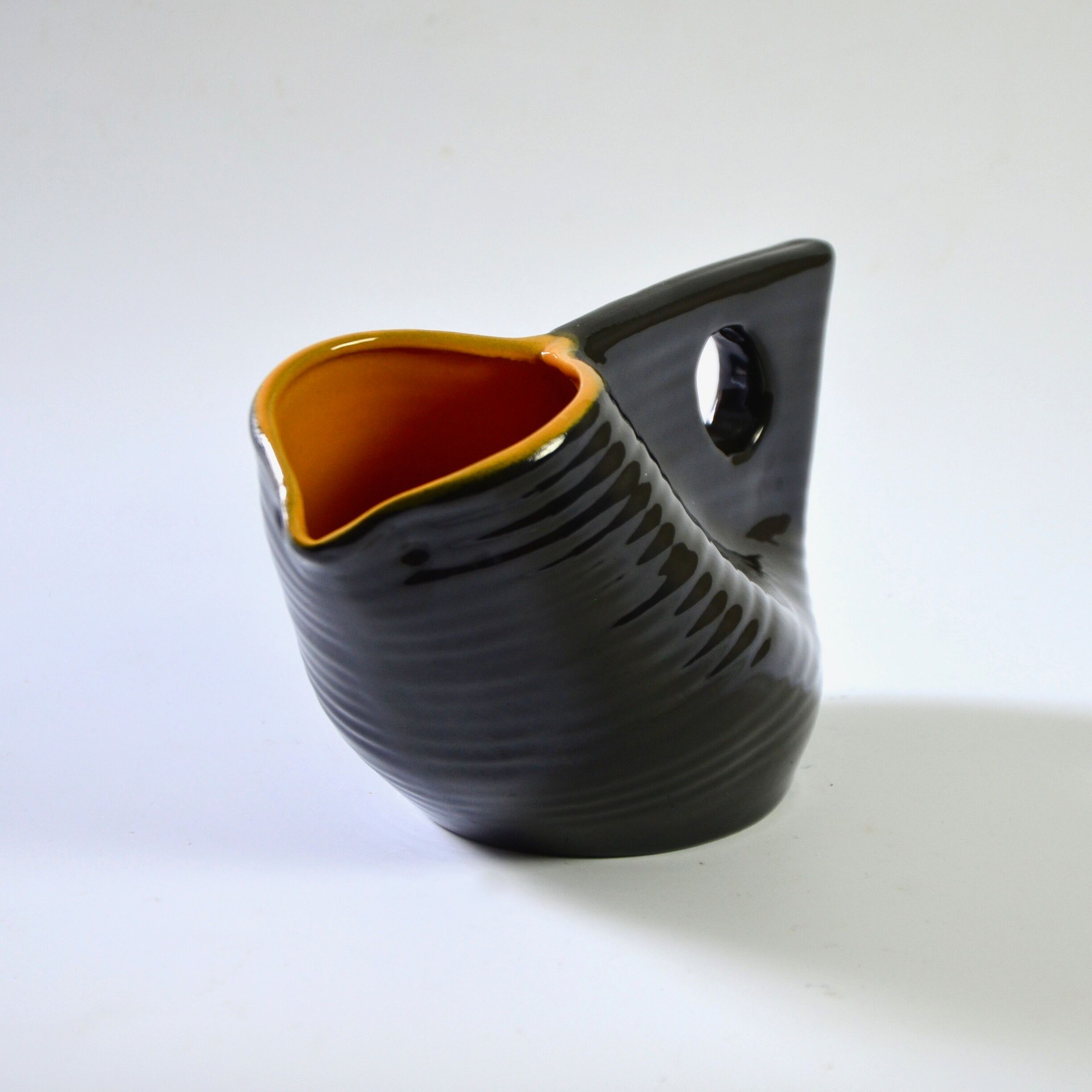 Ceramic pitcher shaped bird  1950 1960