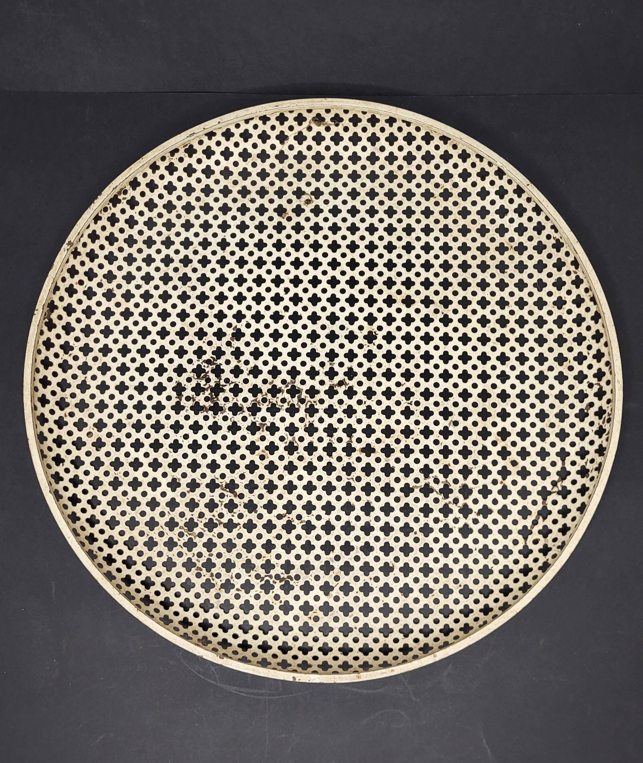 Perforated metal tray / Mathieu Matégot 1950's