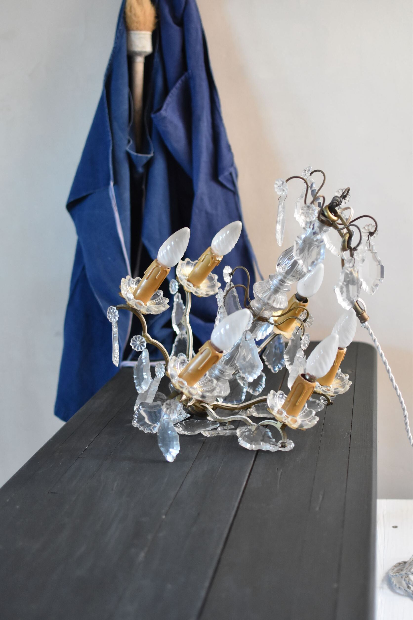 Chandelier with tassels