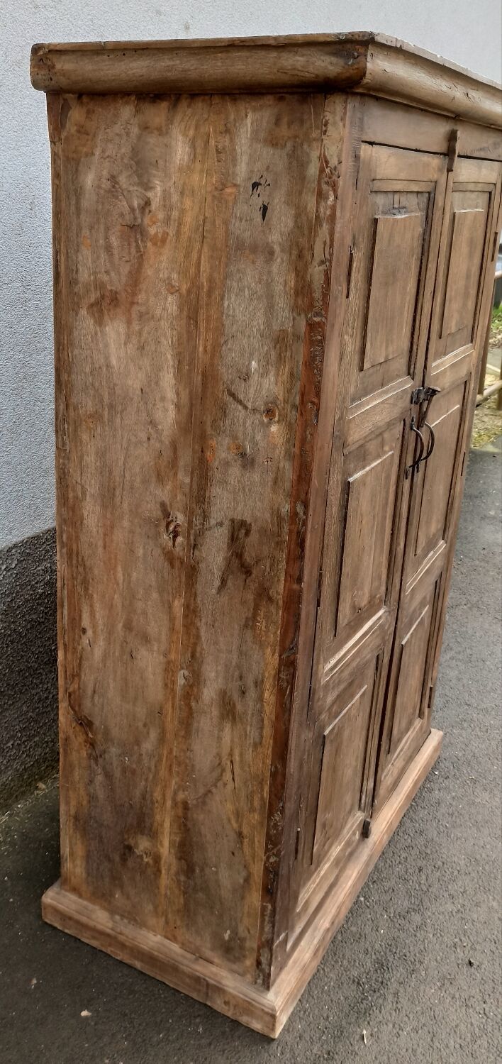 Old wooden wardrobe