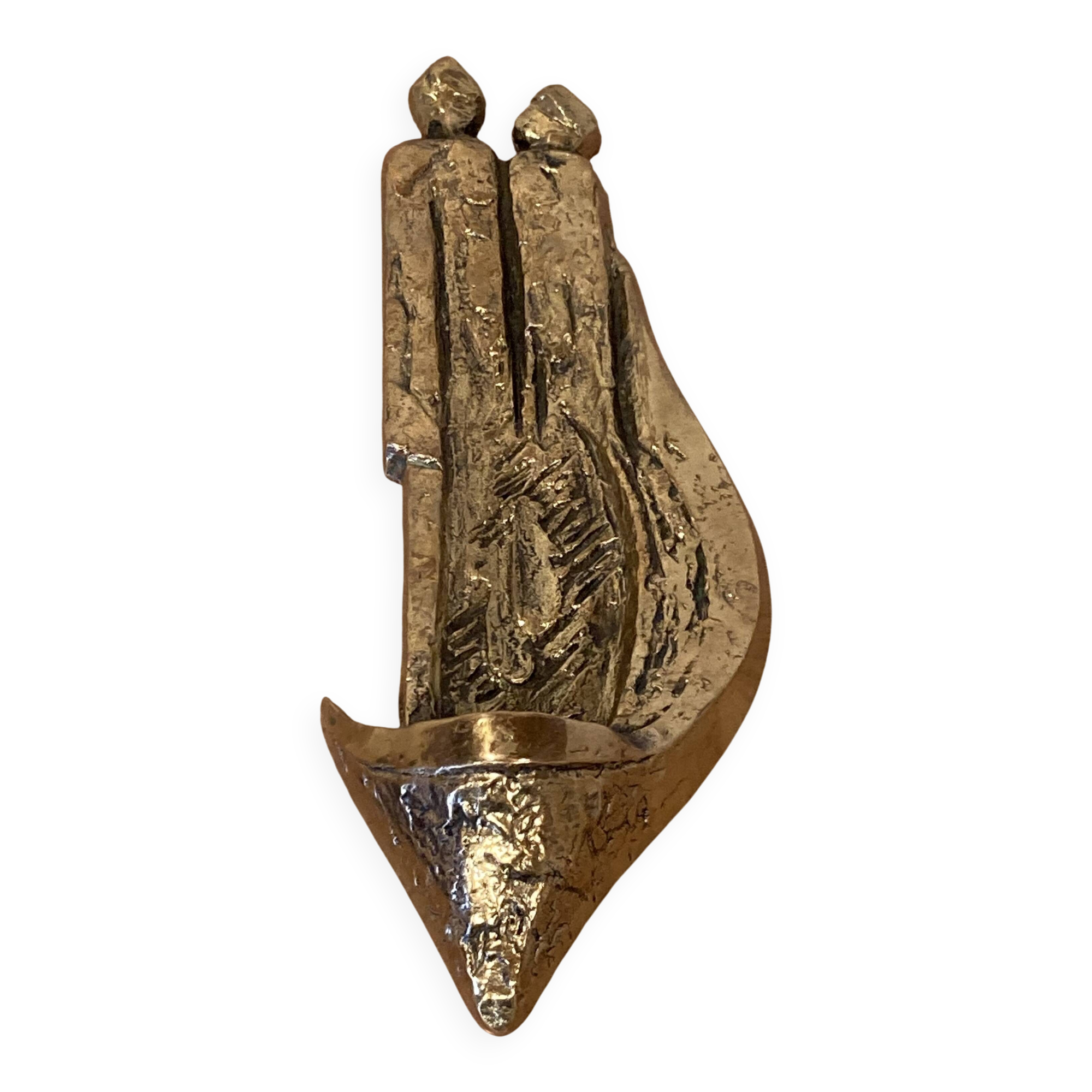 Large sculpture / candlestick "Scandinavian Design 1950".