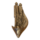 Large sculpture / candlestick "Scandinavian Design 1950".