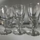 Lot de 6 verres à absinthe, 19ème