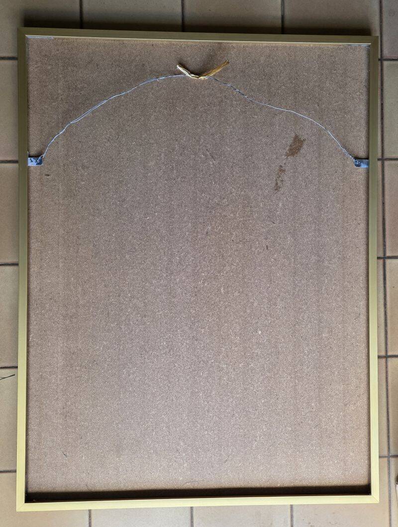 JANSEM Jean lithograph Nude from the Back to the Rose circa 1970