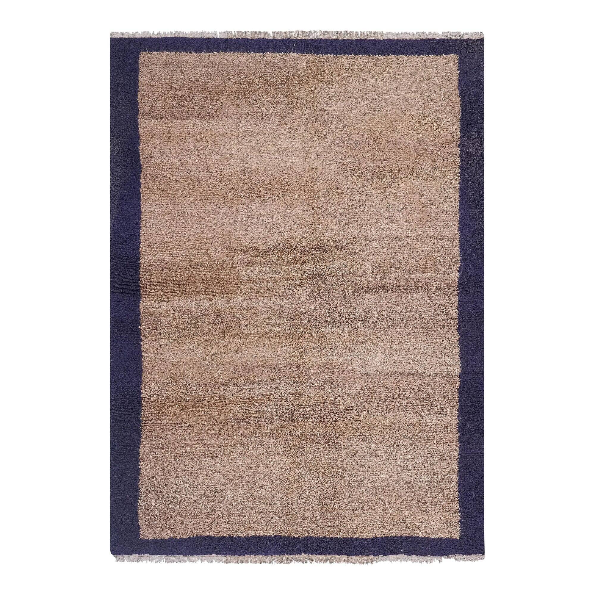 Vintage Turkish handmade rug 131x182 cm