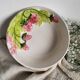Grande coupelle barbotine fraise