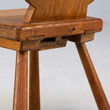 Beautiful set of 6 Rustic Alpine Mountain Chairs